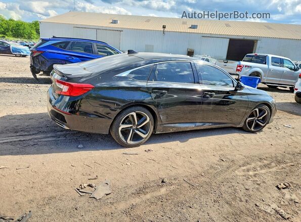 1HGCV1F30MA051845 2021 HONDA ACCORD Charcoal Задня права чверть