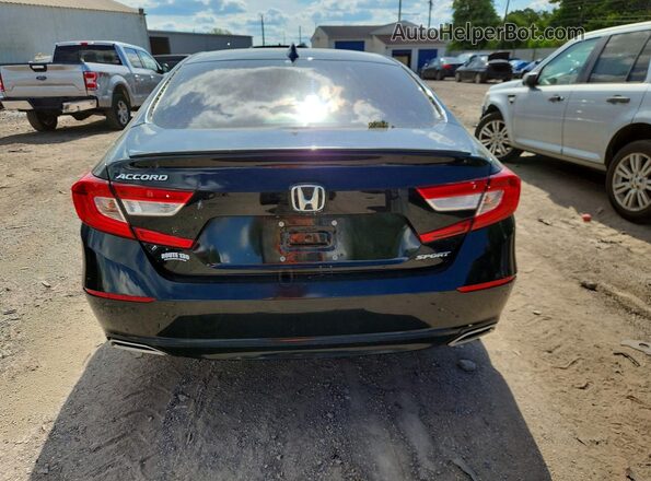 1HGCV1F30MA051845 2021 HONDA ACCORD Charcoal Вид ззаду