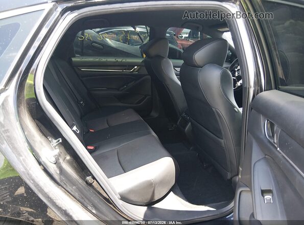 1HGCV1F30MA079435 2021 HONDA ACCORD Black Вид наклейки з VIN-кодом