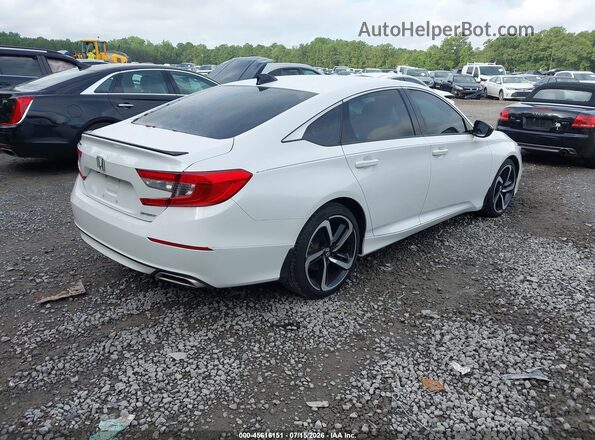 1HGCV1F30MA080049 2021 HONDA ACCORD White Trasero derecho