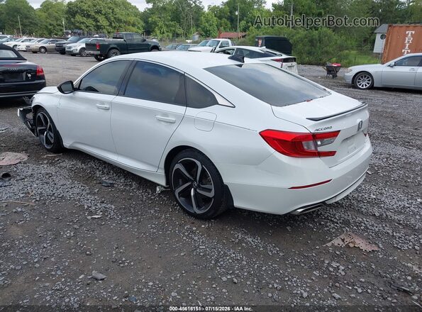 1HGCV1F30MA080049 2021 HONDA ACCORD White Trasero izquierdo