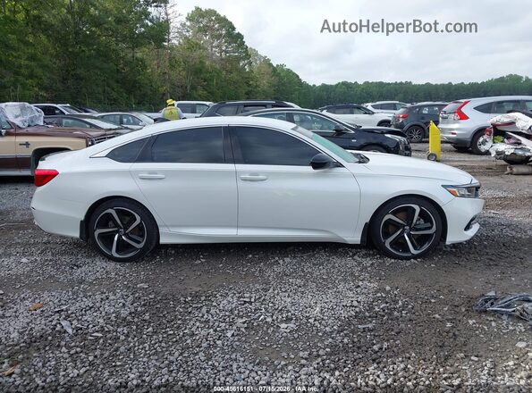 1HGCV1F30MA080049 2021 HONDA ACCORD White Vista interior trasera