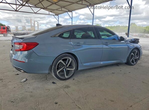 1HGCV1F30MA100395 2021 HONDA ACCORD Gray Задня права чверть