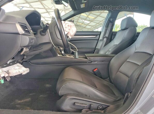 1HGCV1F30MA100395 2021 HONDA ACCORD Gray Вид салону спереду