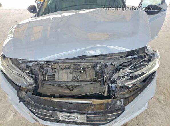 1HGCV1F30MA100395 2021 HONDA ACCORD Gray Вид задньої частини салону