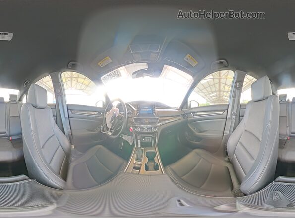 1HGCV1F30MA100395 2021 HONDA ACCORD Gray Вид наклейки з VIN-кодом