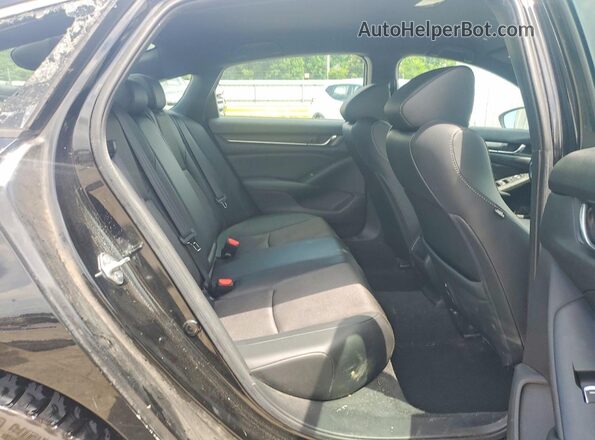 1HGCV1F30MA101563 2021 HONDA ACCORD Черный Вид задних сидений