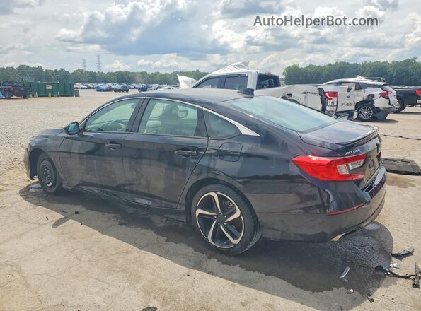 1HGCV1F30MA101563 2021 HONDA ACCORD Черный Задняя левая четверть