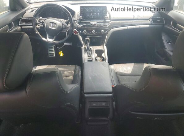 1HGCV1F30MA101563 2021 HONDA ACCORD Черный Вид панели приборов
