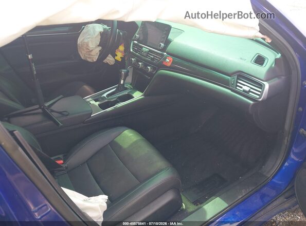 1HGCV1F30MA110831 2021 HONDA ACCORD Blue Vista interior delantera