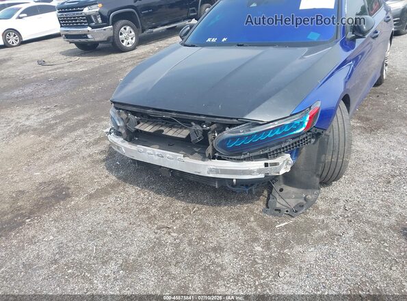 1HGCV1F30MA110831 2021 HONDA ACCORD Blue Vista frontal