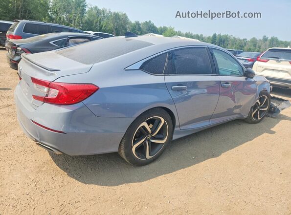 1HGCV1F30MA800868 2021 HONDA ACCORD Gray Հետևի աջ