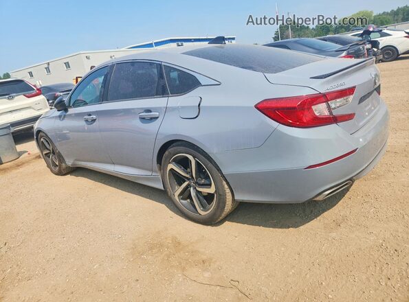 1HGCV1F30MA800868 2021 HONDA ACCORD Gray Հետևի ձախ