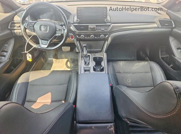 1HGCV1F30MA800868 2021 HONDA ACCORD Gray Առջևի վահանակի տեսք