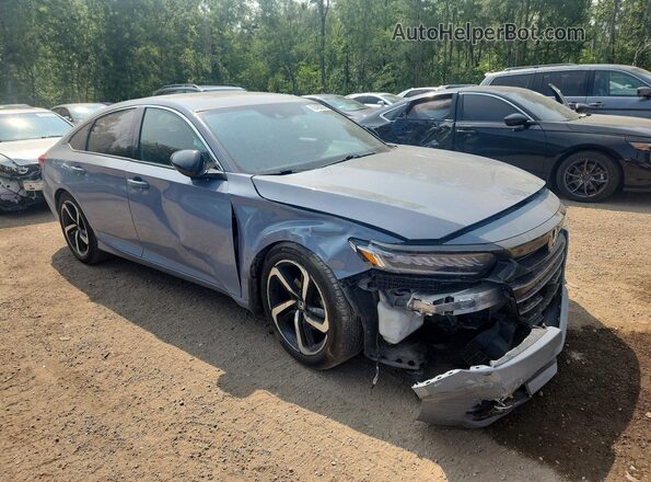 1HGCV1F30MA800868 2021 HONDA ACCORD Gray Առջևի աջ