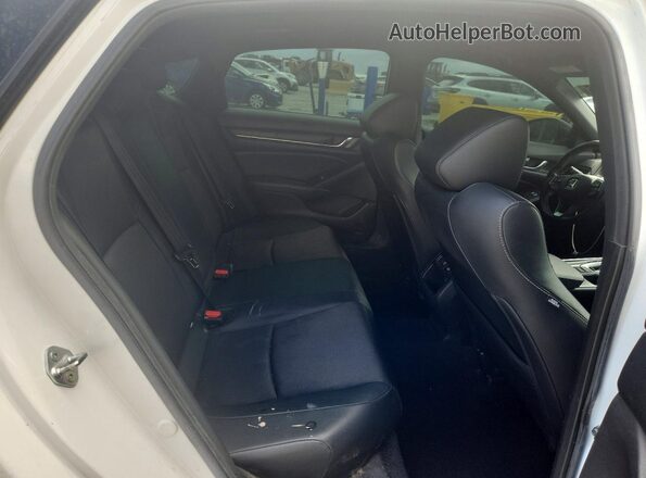 1HGCV1F30NA031130 2022 HONDA ACCORD White უკანა სავარძლების ხედი