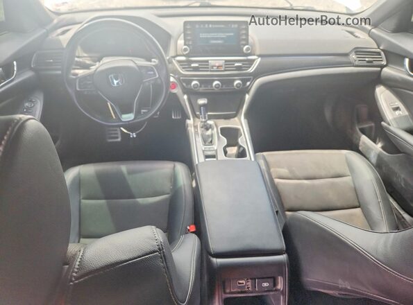 1HGCV1F30NA031130 2022 HONDA ACCORD White წინა პანელის ხედი