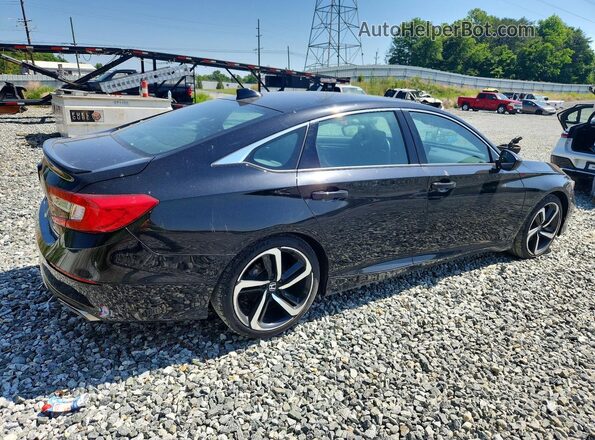 1HGCV1F30NA074396 2022 HONDA ACCORD Черный Задняя правая четверть