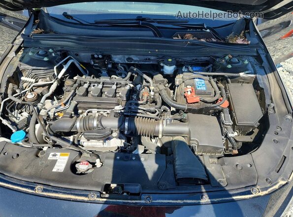 1HGCV1F30NA074396 2022 HONDA ACCORD Черный Вид задней части салона