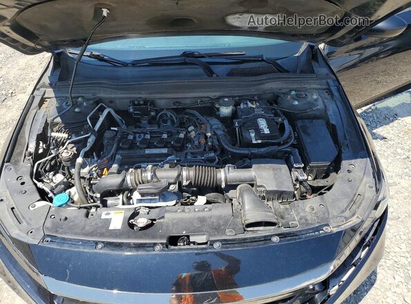 1HGCV1F31JA184092 2018 HONDA ACCORD Black Vista interior trasera