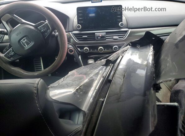 1HGCV1F31JA228883 2018 HONDA ACCORD Gray Вид панелі приладів
