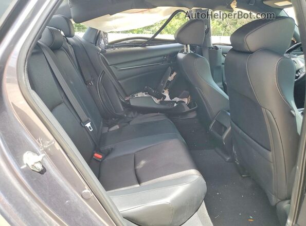 1HGCV1F31JA234795 2018 HONDA ACCORD Gray Widok tylnych siedzeń