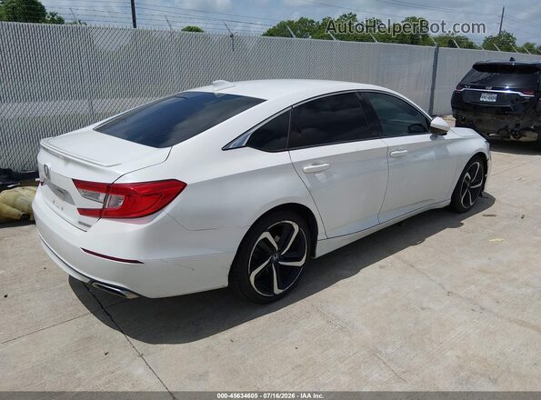 1HGCV1F31JA251127 2018 HONDA ACCORD White Rear right