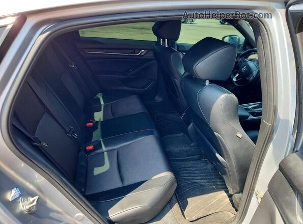 1HGCV1F31JA809087 2018 HONDA ACCORD Gray Вид задніх сидінь