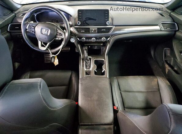 1HGCV1F31KA010525 2019 HONDA ACCORD Silver Vista del salpicadero