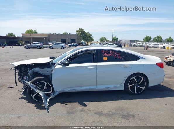 1HGCV1F31KA010623 2019 HONDA ACCORD White Սալոնի 360 աստիճան տեսք