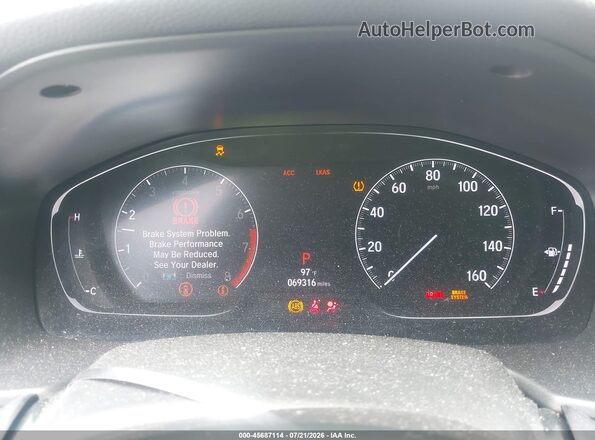 1HGCV1F31KA018933 2019 HONDA ACCORD Blue Հետևի նստատեղերի տեսք