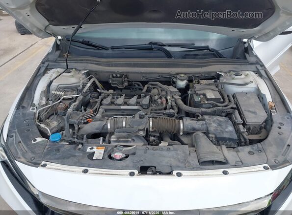 1HGCV1F31KA023176 2019 HONDA ACCORD White Вид ззаду