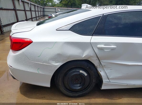 1HGCV1F31KA023176 2019 HONDA ACCORD White Вид спереду
