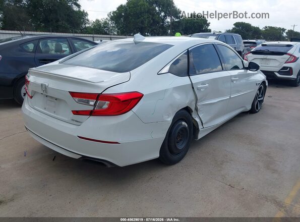 1HGCV1F31KA023176 2019 HONDA ACCORD White Задня права чверть