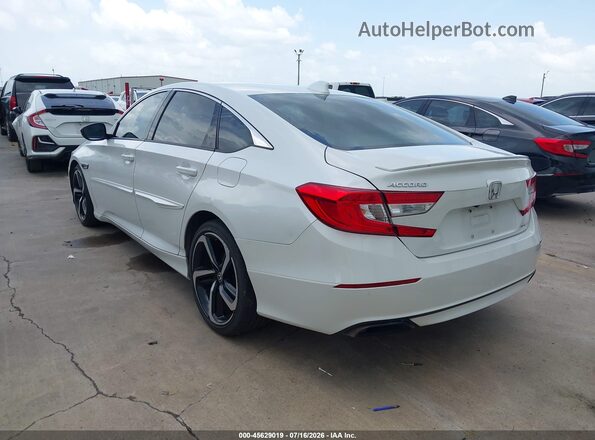 1HGCV1F31KA023176 2019 HONDA ACCORD White Задня ліва чверть