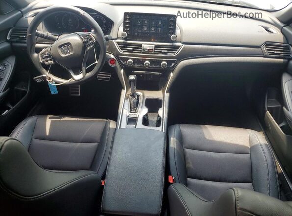 1HGCV1F31KA031553 2019 HONDA ACCORD White Dashboard view