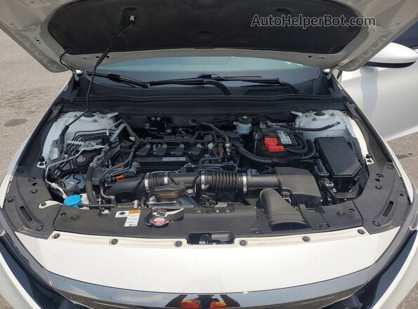 1HGCV1F31KA031553 2019 HONDA ACCORD White Rear interior view