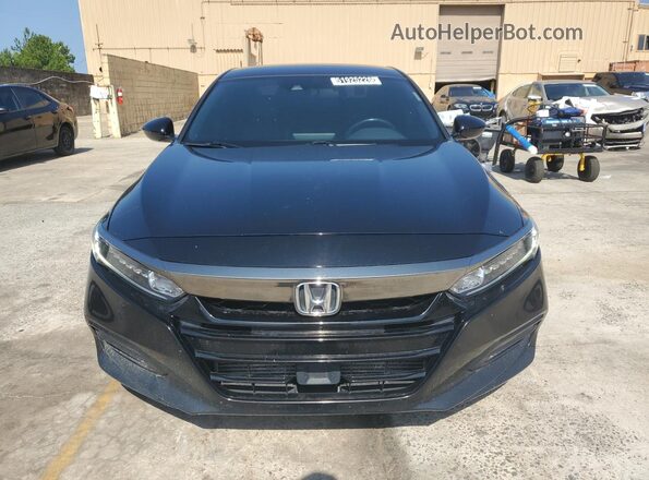 1HGCV1F31KA051415 2019 HONDA ACCORD Black VIN კოდის სტიკერის ხედი
