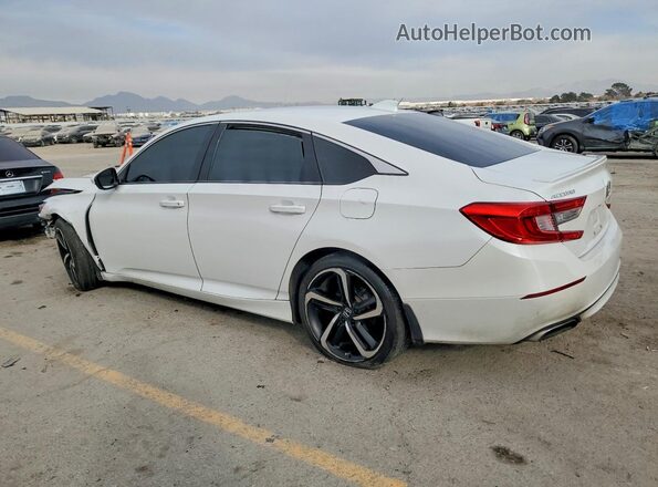 1HGCV1F31KA089341 2019 HONDA ACCORD White Tył lewy