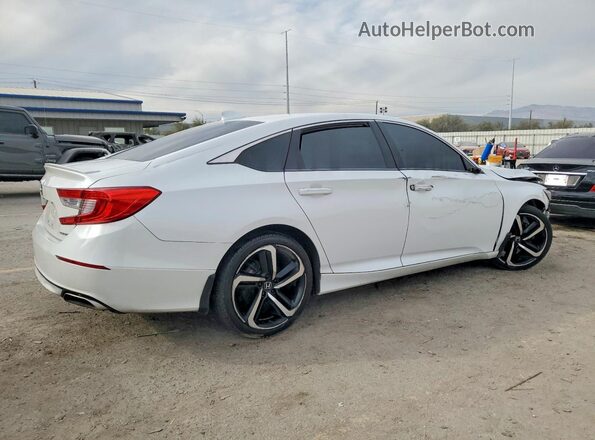 1HGCV1F31KA089341 2019 HONDA ACCORD White Tył prawy