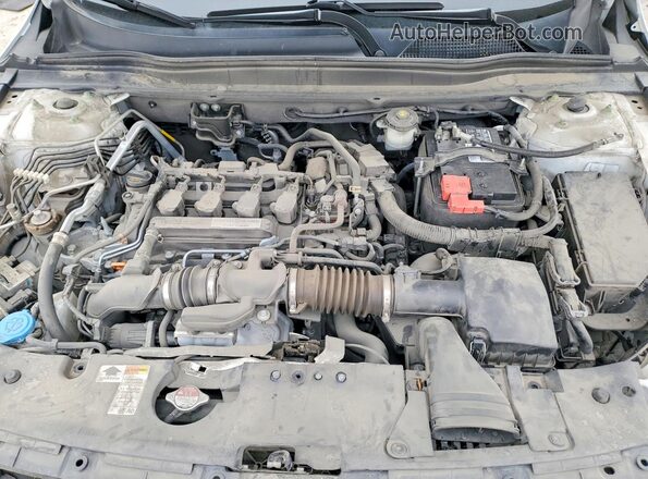 1HGCV1F31KA089341 2019 HONDA ACCORD White Widok wnętrza z tyłu