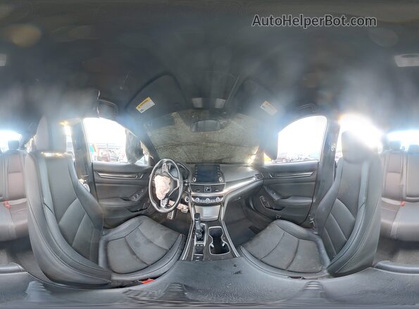 1HGCV1F31KA089341 2019 HONDA ACCORD White Widok wnętrza 360 stopni