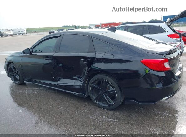 1HGCV1F31KA090814 2019 HONDA ACCORD Black Vista frontal