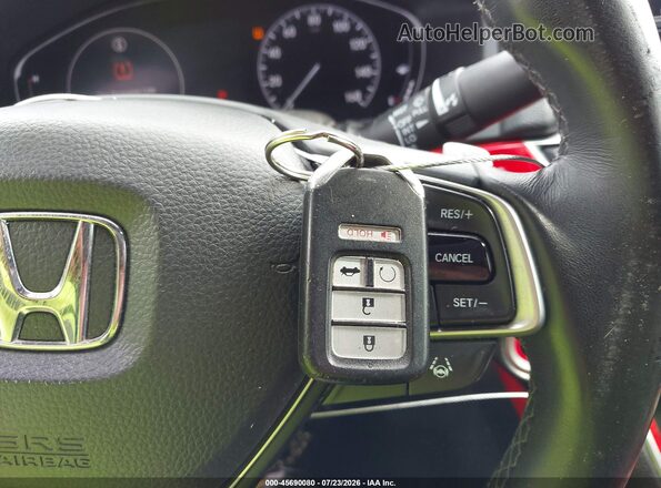 1HGCV1F31KA090814 2019 HONDA ACCORD Black Vista del salpicadero