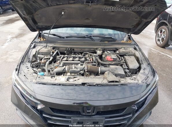1HGCV1F31KA090814 2019 HONDA ACCORD Black Vista trasera