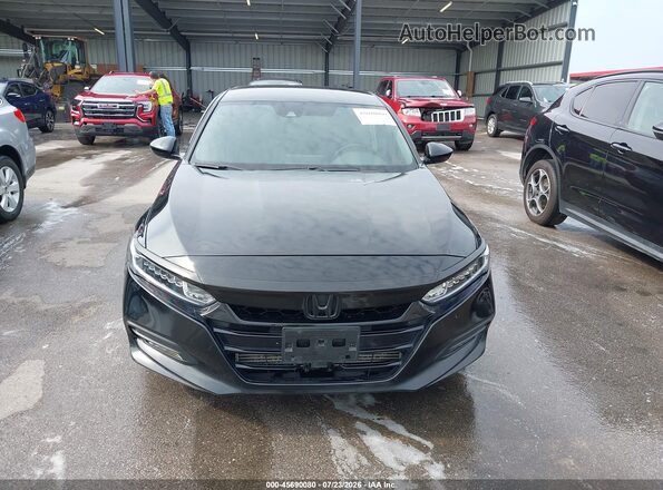 1HGCV1F31KA090814 2019 HONDA ACCORD Black Vista del cuadro de instrumentos