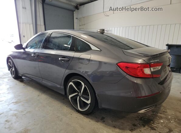 1HGCV1F31KA135895 2019 HONDA ACCORD Gray 