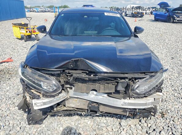 1HGCV1F31KA171294 2019 HONDA ACCORD Black წინა ხედი