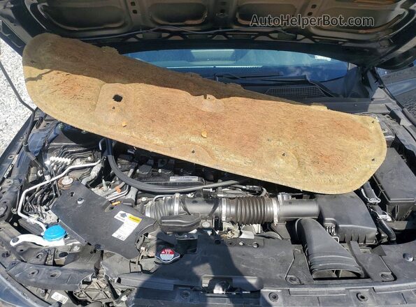 1HGCV1F31KA171294 2019 HONDA ACCORD Black უკანა სალონის ხედი