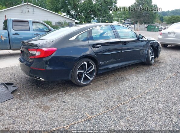 1HGCV1F31LA042988 2020 HONDA ACCORD Black Tył prawy